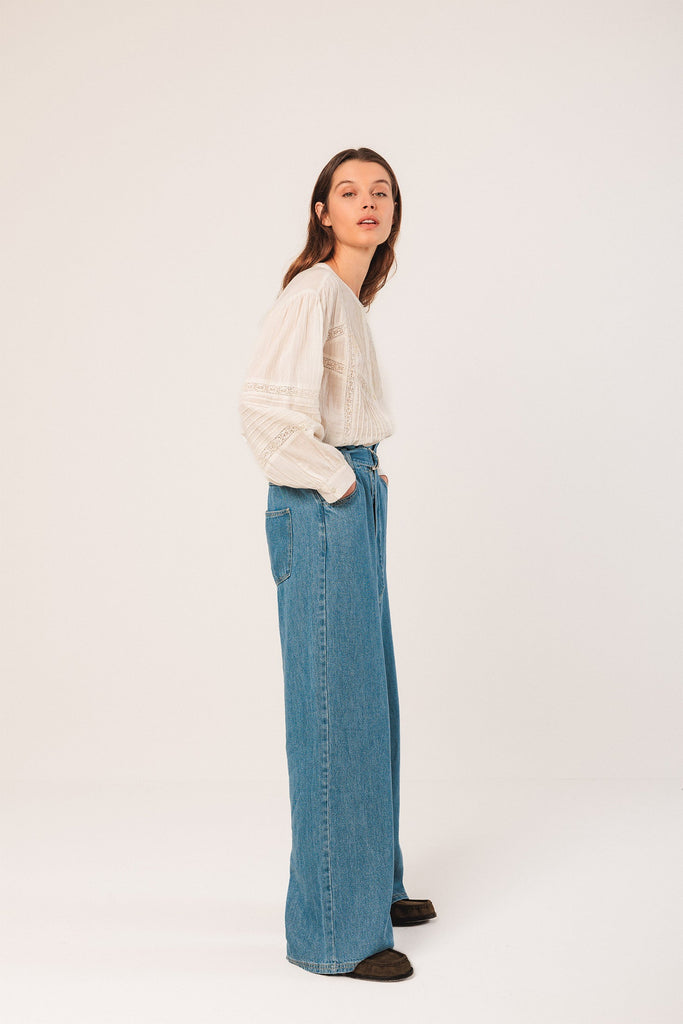 INDI&COLD - Embroidered Shirt -