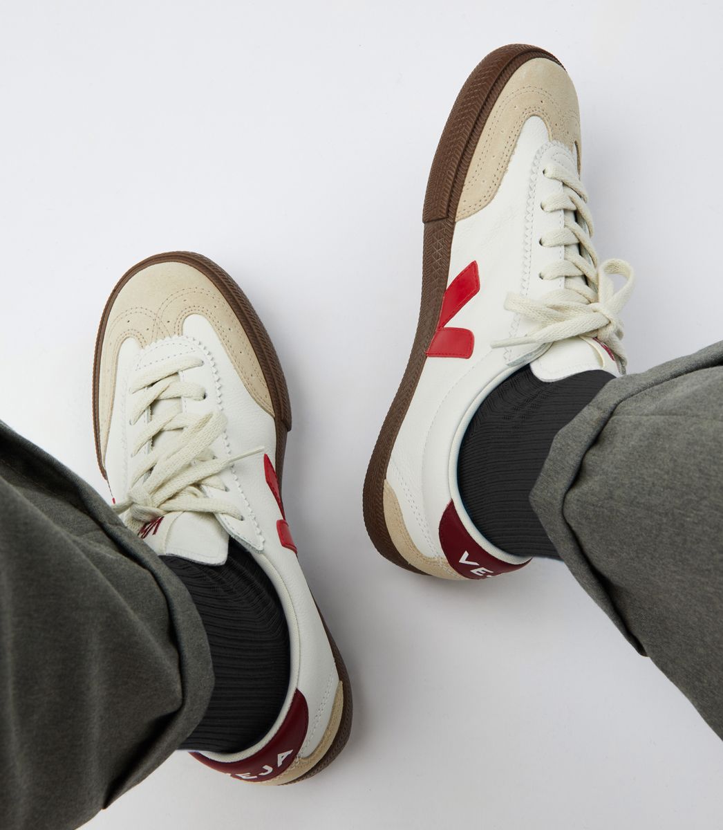 スニーカー Volley Sneakers - Veja - Leather - White VOLLEY LEATHER WHITE NATURAL | VEJA