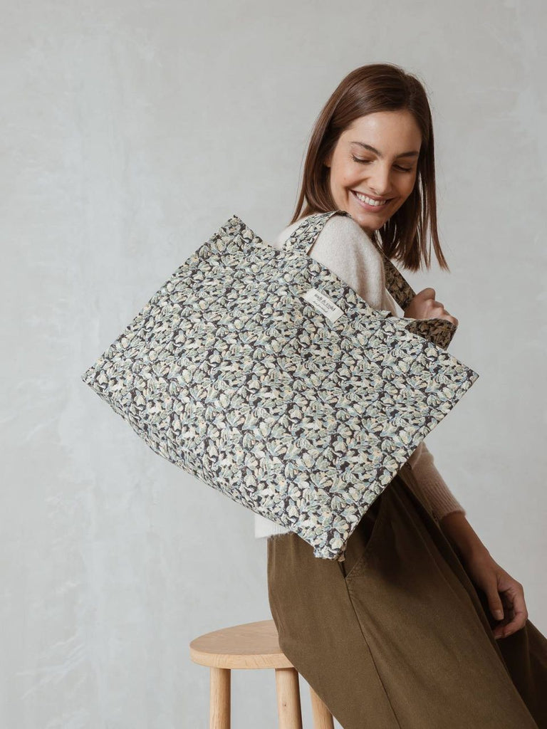 Floral printed Tote bag, made from 100% cotton.